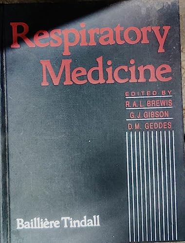 Imagen de archivo de Respiratory Medicine a la venta por PsychoBabel & Skoob Books