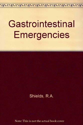 Beispielbild fr Gastrointestinal Emergencies zum Verkauf von PsychoBabel & Skoob Books