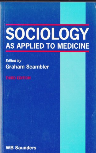 Beispielbild fr Sociology of Medicine: As Applied to Medicine zum Verkauf von AwesomeBooks