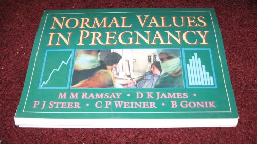 Beispielbild fr Normal Values in Pregnancy zum Verkauf von WorldofBooks