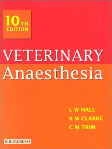 Imagen de archivo de Veterinary Anaesthesia a la venta por Better World Books Ltd