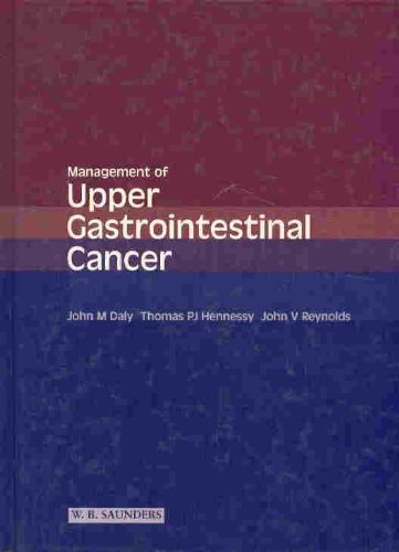 Beispielbild fr Management Of Upper Gastrointestinal Cancer zum Verkauf von Romtrade Corp.