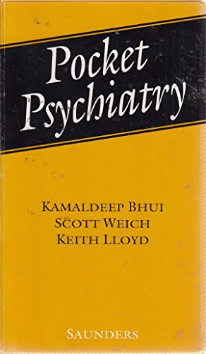 Beispielbild fr Pocket Psychiatry zum Verkauf von AwesomeBooks