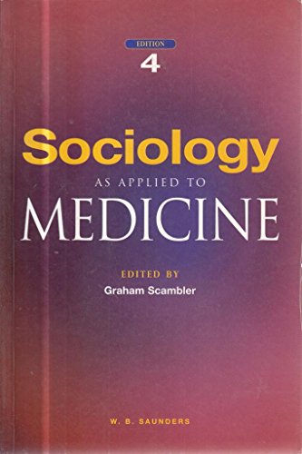 Beispielbild fr Sociology as Applied to Medicine: 4th Edition zum Verkauf von AwesomeBooks