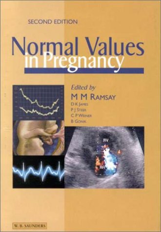 Beispielbild fr Normal Values in Pregnancy zum Verkauf von Better World Books Ltd