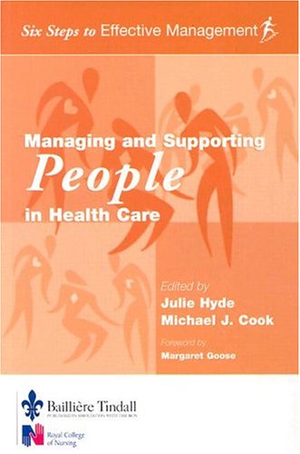 Beispielbild fr Managing and Supporting People in Health Care zum Verkauf von Revaluation Books