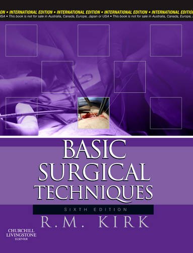 Imagen de archivo de Basic Surgical Techniques Kirk R M a la venta por Iridium_Books