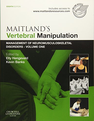 Imagen de archivo de Maitland's Vertebral Manipulation: Management of Neuromusculoskeletal Disorders - Volume 1 a la venta por WorldofBooks