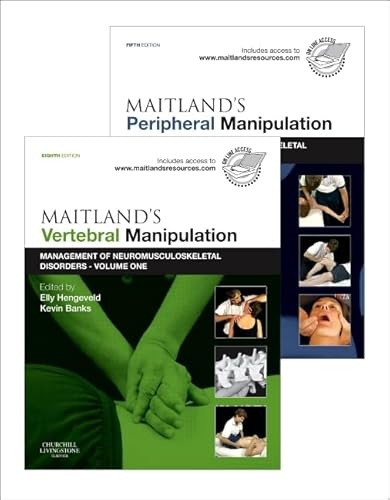 Imagen de archivo de Maitland's Vertebral Manipulation, Volume 1, 8e and Maitland's Peripheral Manipulation, Volume 2, 5e (2-Volume Set): Management of Musculoskeletal Disorders - Volumes 1 & 2 a la venta por Basi6 International