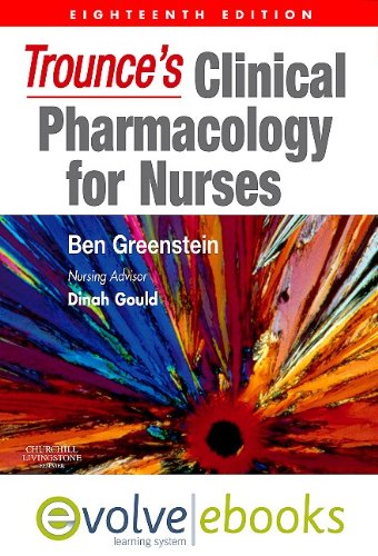 Beispielbild fr Trounce's Clinical Pharmacology for Nurses zum Verkauf von AwesomeBooks