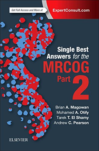 Beispielbild fr Single Best Answers for MRCOG Part 2 zum Verkauf von Book Deals