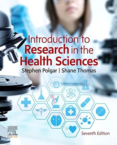 Imagen de archivo de Introduction to Research in the Health Sciences a la venta por BooksRun