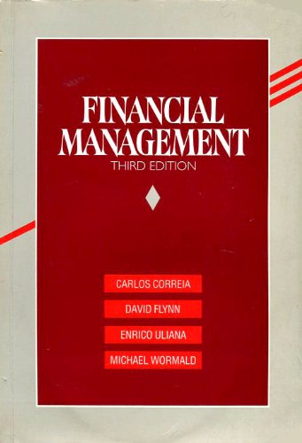 Financial Management (9780702128363) by C. Correia; Dennis Flynn; E. Uliana