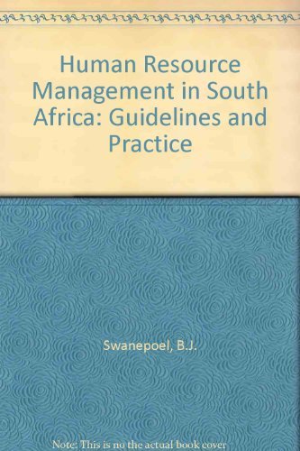 South African Human Resource Management (9780702133305) by Swanepoel, B. J.