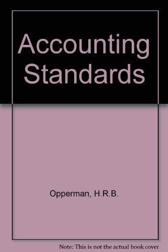 Stock image for Accounting Standards:Ninth Edition for sale by Chapter 1