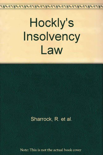 Stock image for Hockly's Insolvency Law for sale by Chapter 1