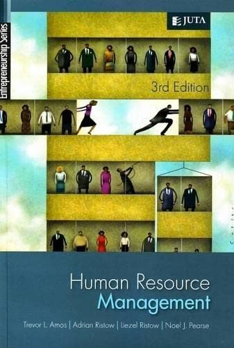 Stock image for Human Resource Management (Entrepreneurship series) for sale by dsmbooks