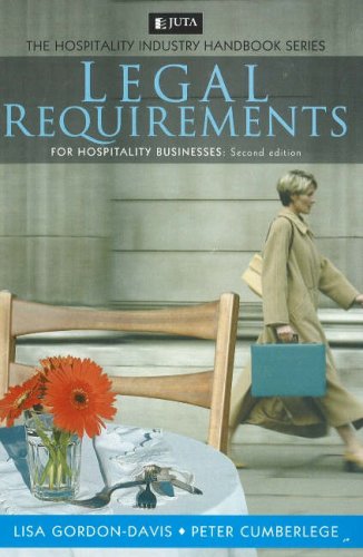 Beispielbild fr Legal Requirements for Hospitality Businesses zum Verkauf von CSG Onlinebuch GMBH