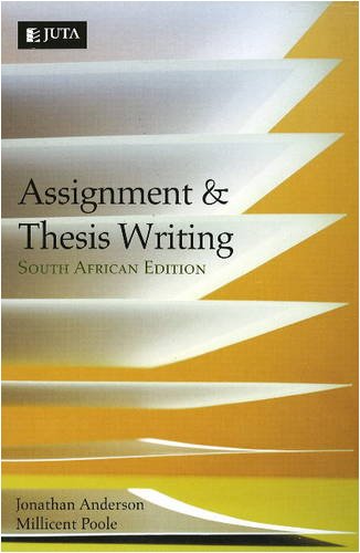 Stock image for Assignment and Thesis Writing for sale by Anybook.com