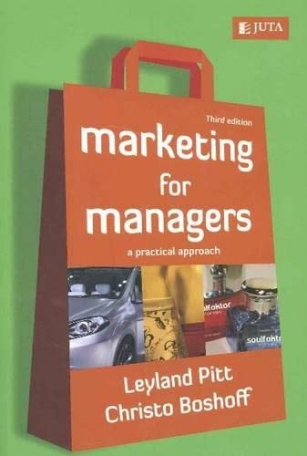 Stock image for Marketing for managers for sale by ThriftBooks-Dallas