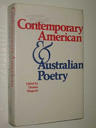 Beispielbild fr Contemporary American and Australian Poetry zum Verkauf von Better World Books