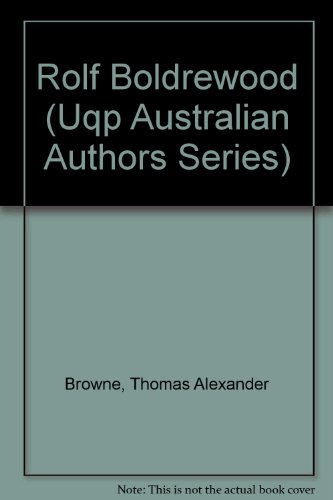 9780702212772: Rolf Boldrewood (Uqp Australian Authors Series)