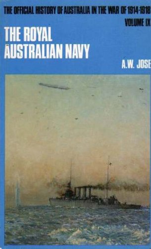 Imagen de archivo de Official History of Australia in the War of 1914-18 Volume IX (9). The Royal Australian Navy 1914-1918. a la venta por Lawrence Jones Books
