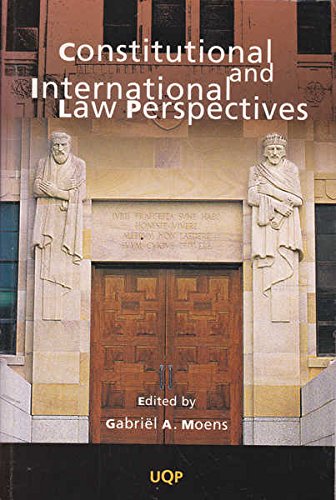 Stock image for Constitutional and International Law Perspectives for sale by Tiber Books