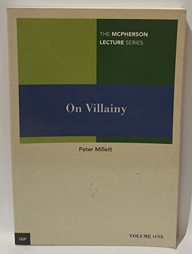 Imagen de archivo de McPherson Lecture Series Volume 1: On Villainy (Paperback) a la venta por Grand Eagle Retail
