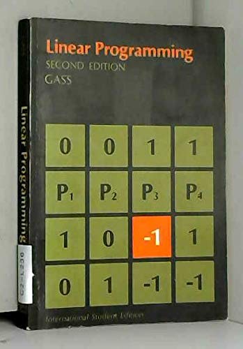 Imagen de archivo de Linear Programming: Methods and Applications a la venta por Better World Books Ltd
