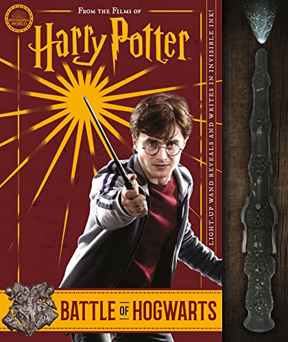 Beispielbild fr The Battle of Hogwarts and the Magic Used to Defend It (Harry Potter) (book and wand set) zum Verkauf von MusicMagpie