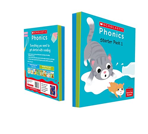 Beispielbild fr Phonics Readers: Starter Pack 1. Decodable phonic reader for Ages 4-6 exactly matches Little Wandle Letters and Sounds Revised - s a t p i n m d g o c k ck e u r h b f l (Phonics Book Bag Readers) zum Verkauf von Monster Bookshop