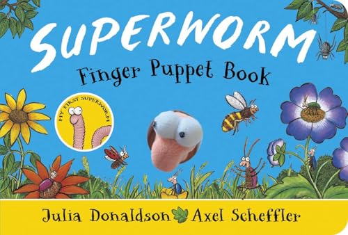 Beispielbild fr Superworm Finger Puppet Book - the wriggliest, squiggliest superhero ever! zum Verkauf von WorldofBooks