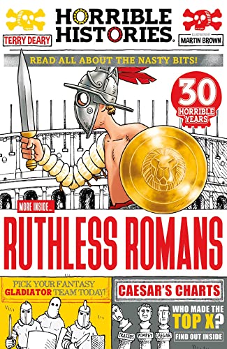 Beispielbild fr Ruthless Romans (newspaper edition) (Horrible Histories) zum Verkauf von ThriftBooks-Atlanta