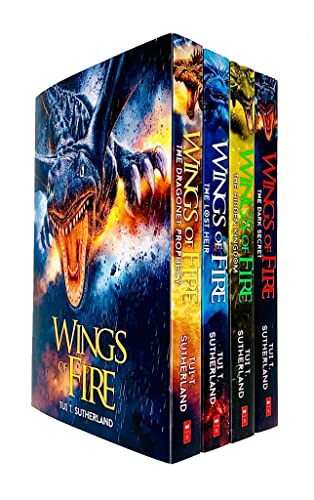 9780702329500: Wings of Fire Series Books 1 - 4 Collection Set by Tui T Sutherland (Dragonet Prophecy, The Lost Heir, The Hidden Kingdom & The Dark Secret)
