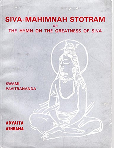 Stock image for Siva-mahimnah stotram, or, The hymn on the greatness of Siva for sale by Joseph Burridge Books