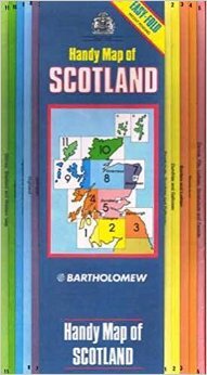 Beispielbild fr Handy Map of Scotland zum Verkauf von WorldofBooks