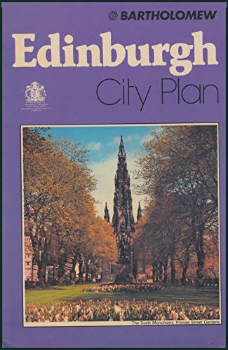 Beispielbild fr Edinburgh City Plan zum Verkauf von Foggypaws