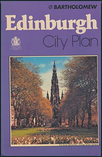 Stock image for Edinburgh City Plan for sale by Foggypaws