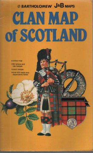 Clan map of Scotland J & B maps