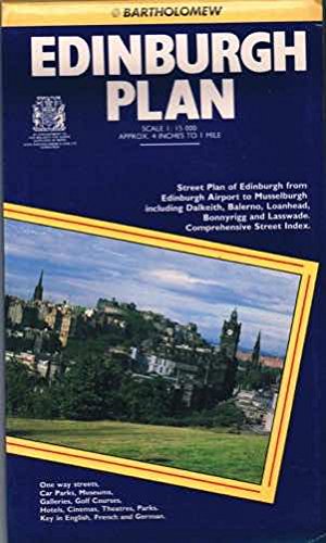 Beispielbild fr Edinburgh City Plan zum Verkauf von WorldofBooks