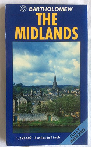 Stock image for Midlands Map (Touring road map) for sale by WorldofBooks