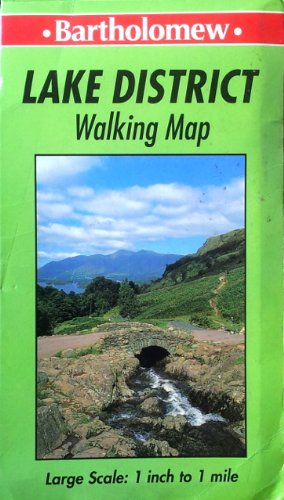 Beispielbild fr Lake District Walking Map zum Verkauf von WorldofBooks