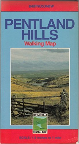 Stock image for Walking Pentland Hills Map for sale by WorldofBooks