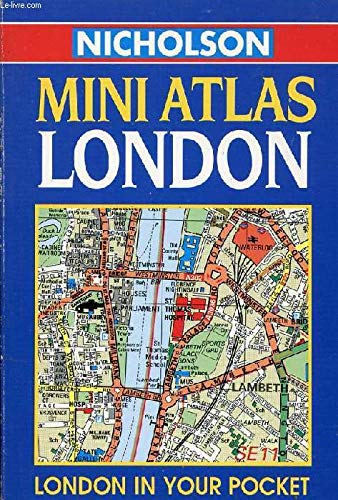 Beispielbild fr Mini Atlas London Nicholson zum Verkauf von LIVREAUTRESORSAS