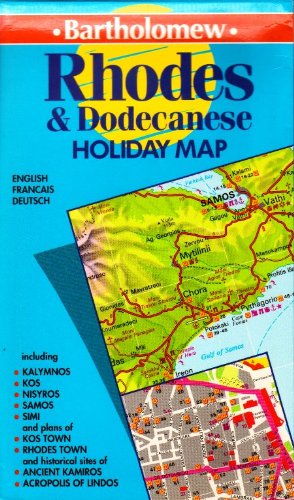 Rhodes and Dodecanese (Bartholomew Holiday Map) (9780702821394) by Bartholomew