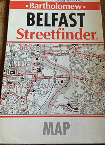 Bartholomew Belfast Streetfinder map (9780702822247) by Bartholomew (Firm)