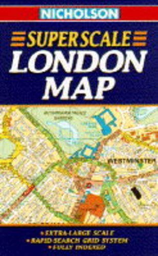 Imagen de archivo de Nicholson Superscale London Map a la venta por WorldofBooks