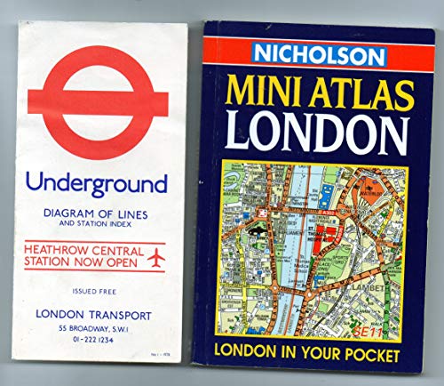 Beispielbild fr Nicholson Mini Atlas London zum Verkauf von 2Vbooks