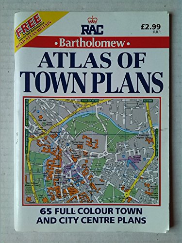 Imagen de archivo de RAC/Bartholomew Atlas of Town Plans a la venta por Wonder Book